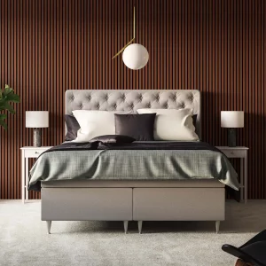 Ribbon-Wood Antique Oak with Black RecoSilent in bedroom