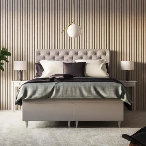 Ribbon-Wood Classic Ash with Grey RecoSilent in bedroom
