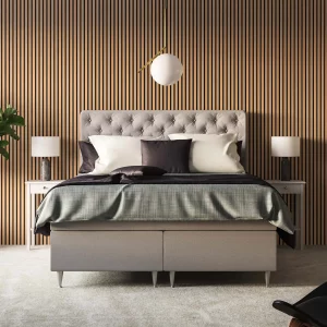 Ribbon-Wood Classic Oak with Black RecoSilent in bedroom