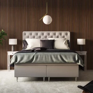 Ribbon-Wood Walnut with Black RecoSilent in bedroom