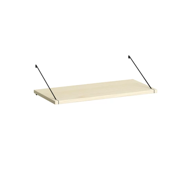 Brace shelf Diamond Ash 600 mm black brackets