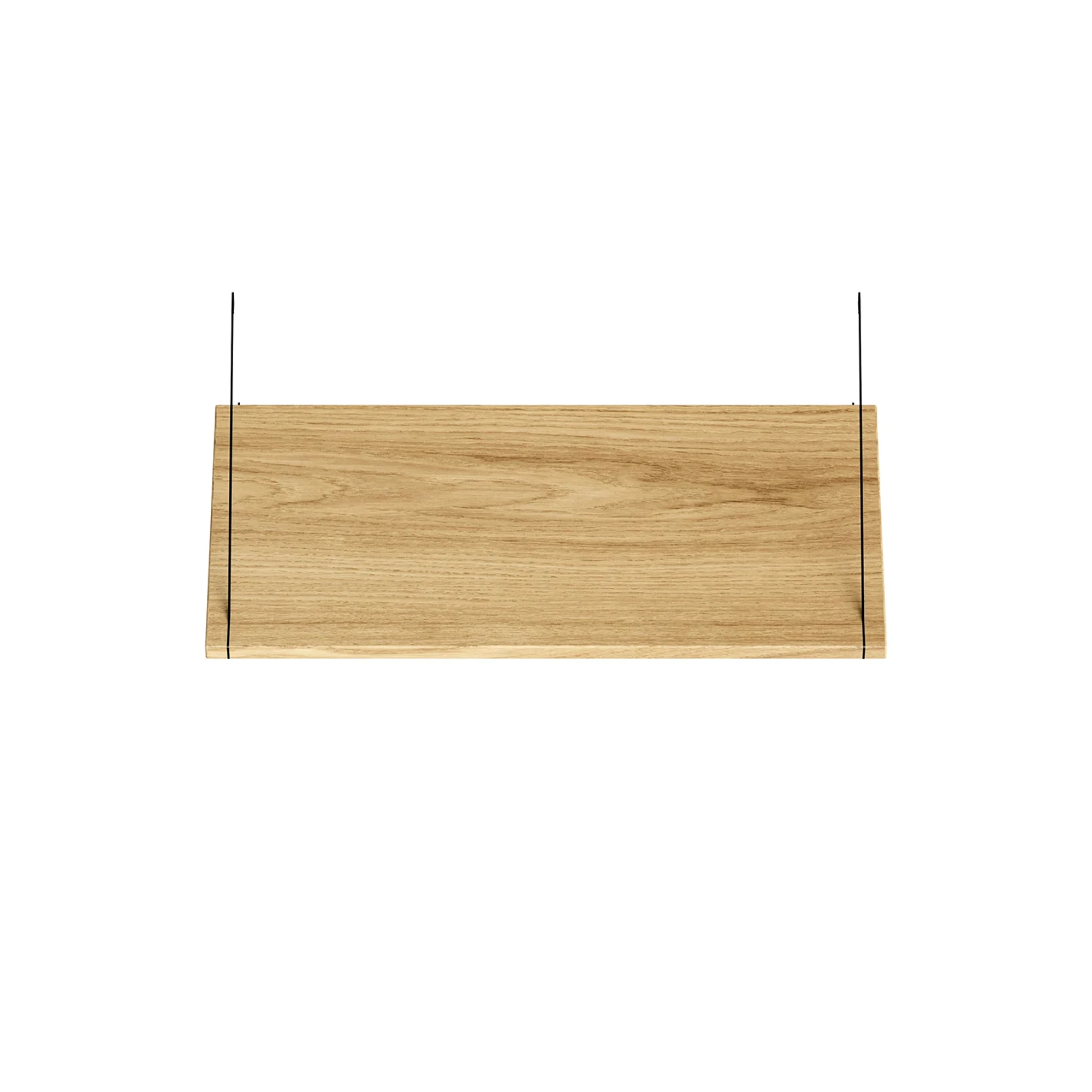 Brace shelf Diamond Oak 600 mm black brackets