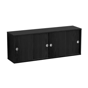 Brace wall cabinet Black Diamond Ash 1200 mm four sliding doors