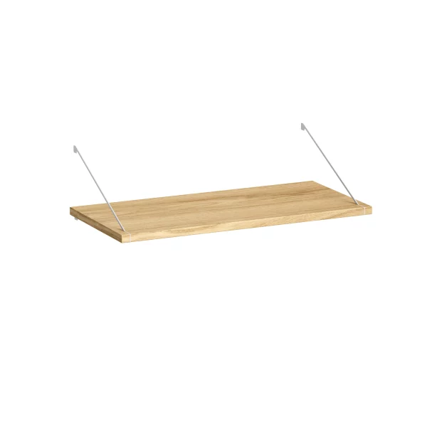 Brace shelf Diamond Ash 600 mm white brackets